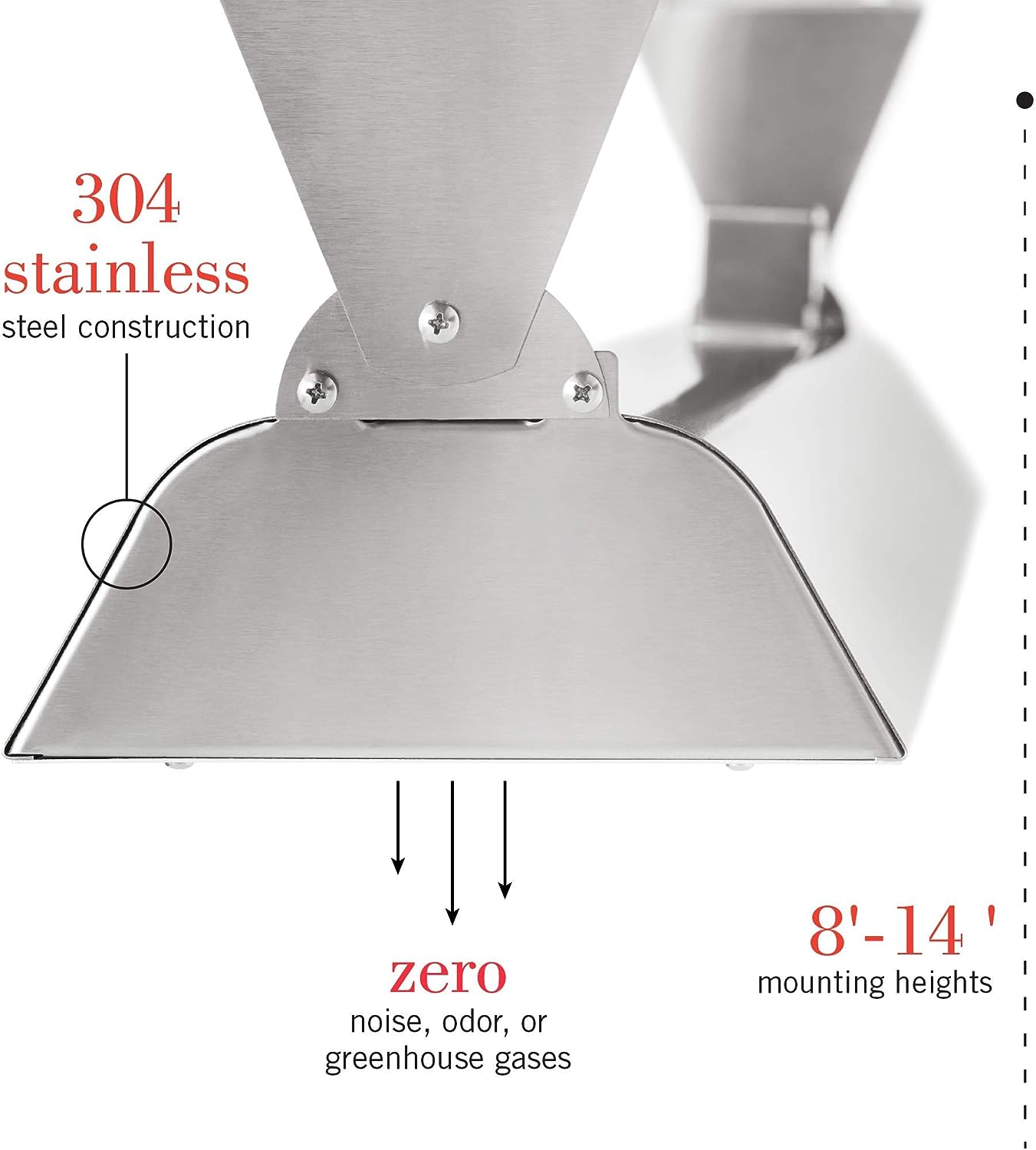 Infratech WD-4024 SS 39" Stainless Steel Dual Element Fixture