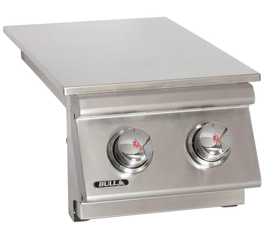 Bull Outdoor Products Stainless Steel Slide In Double Side Burner